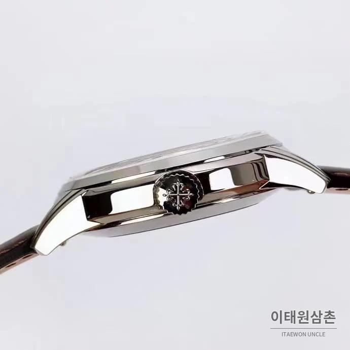 파텍필립 5320G 퍼페추얼 캘린더 문페이즈 크림 다이얼 오토매틱 40mm 크림 / 브라운 (2)