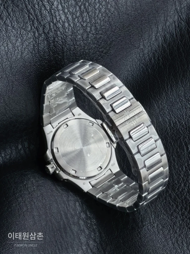 파텍필립 아쿠아넛 오토매틱 32mm 민트 다이얼 스틸 브레이슬릿