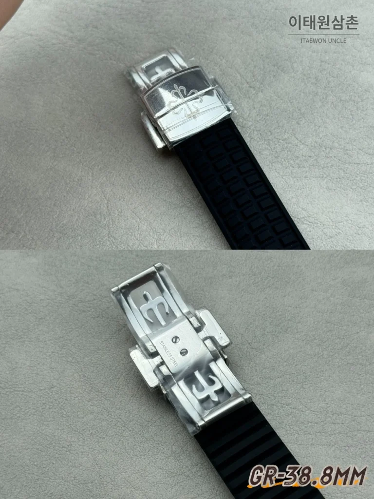파텍필립 아쿠아넛 오토매틱 38.8mm 블랙