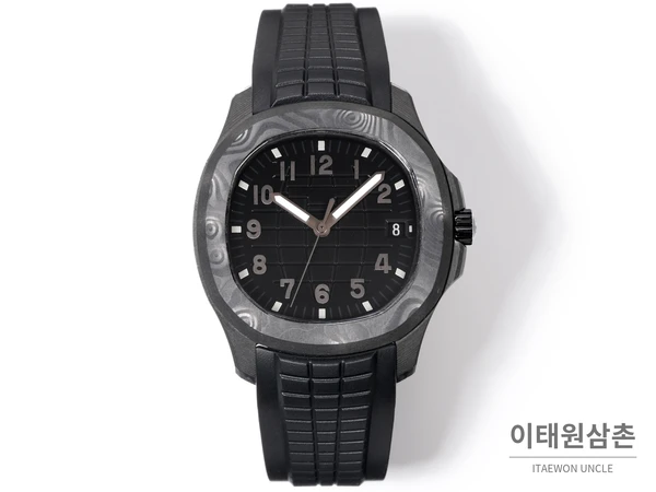 파텍필립 아쿠아넛 5167 카본 블랙 다이얼 오토매틱 40.8mm