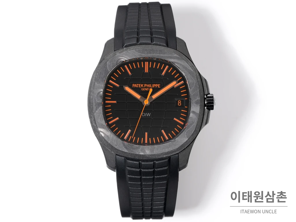 파텍필립 아쿠아넛 5167 카본 오렌지 포인트 오토매틱 40.8mm
