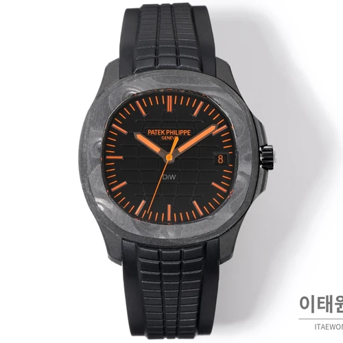 파텍필립 아쿠아넛 5167 카본 오렌지 포인트 오토매틱 40.8mm