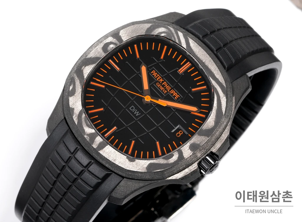 파텍필립 아쿠아넛 5167 카본 오렌지 포인트 오토매틱 40.8mm