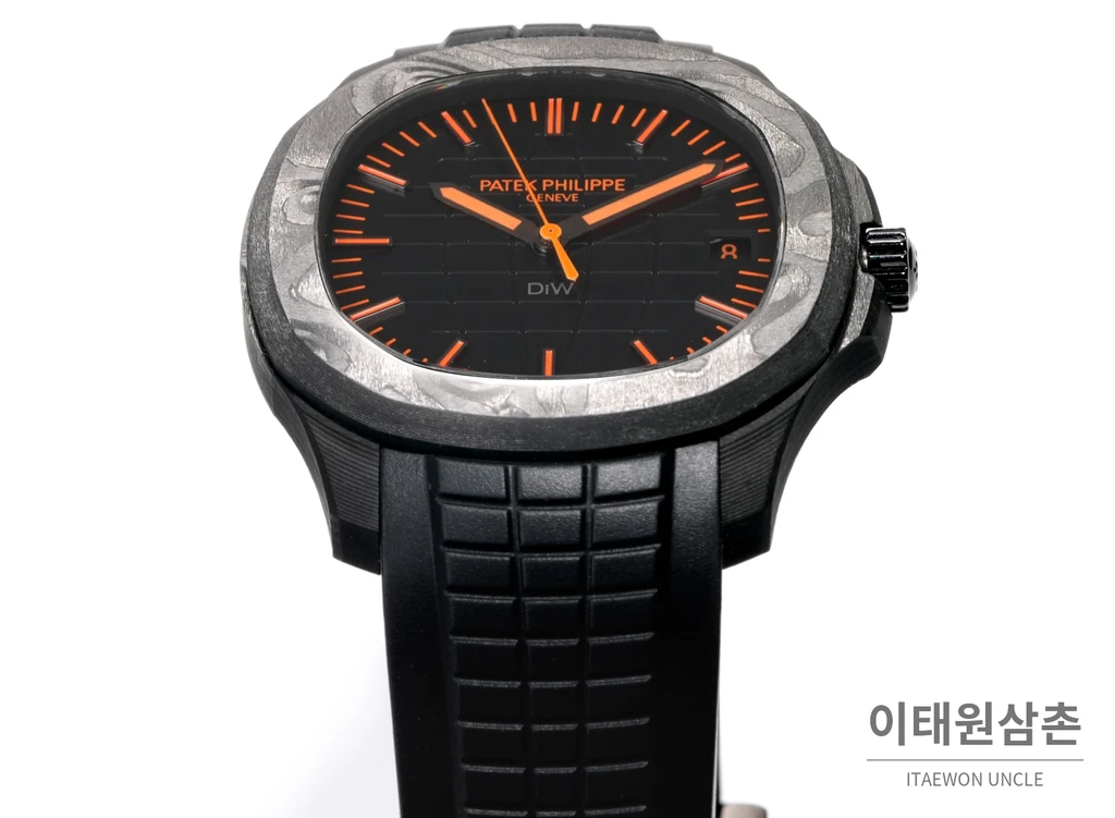 파텍필립 아쿠아넛 5167 카본 오렌지 포인트 오토매틱 40.8mm