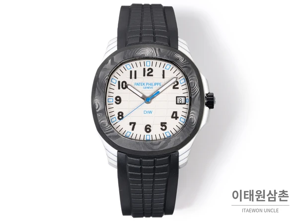 파텍필립 아쿠아넛 5167 카본 화이트 블루 블랙 오토매틱 40.8mm 파텍필립 아쿠아넛 5167 카본 화이트 블루 블랙 오토매틱 40.8mm