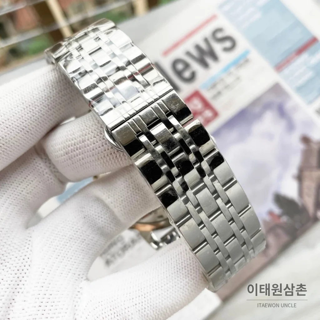 파텍필립 오토매틱 42mm 화이트 다이얼