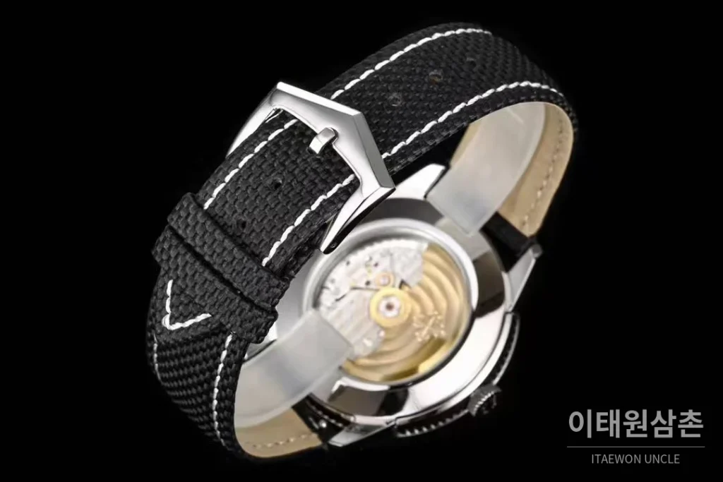 파텍필립 칼라트라바 화이트골드 차콜다이얼 오토매틱 40mm 5226G-001 블랙 나일론 스트랩