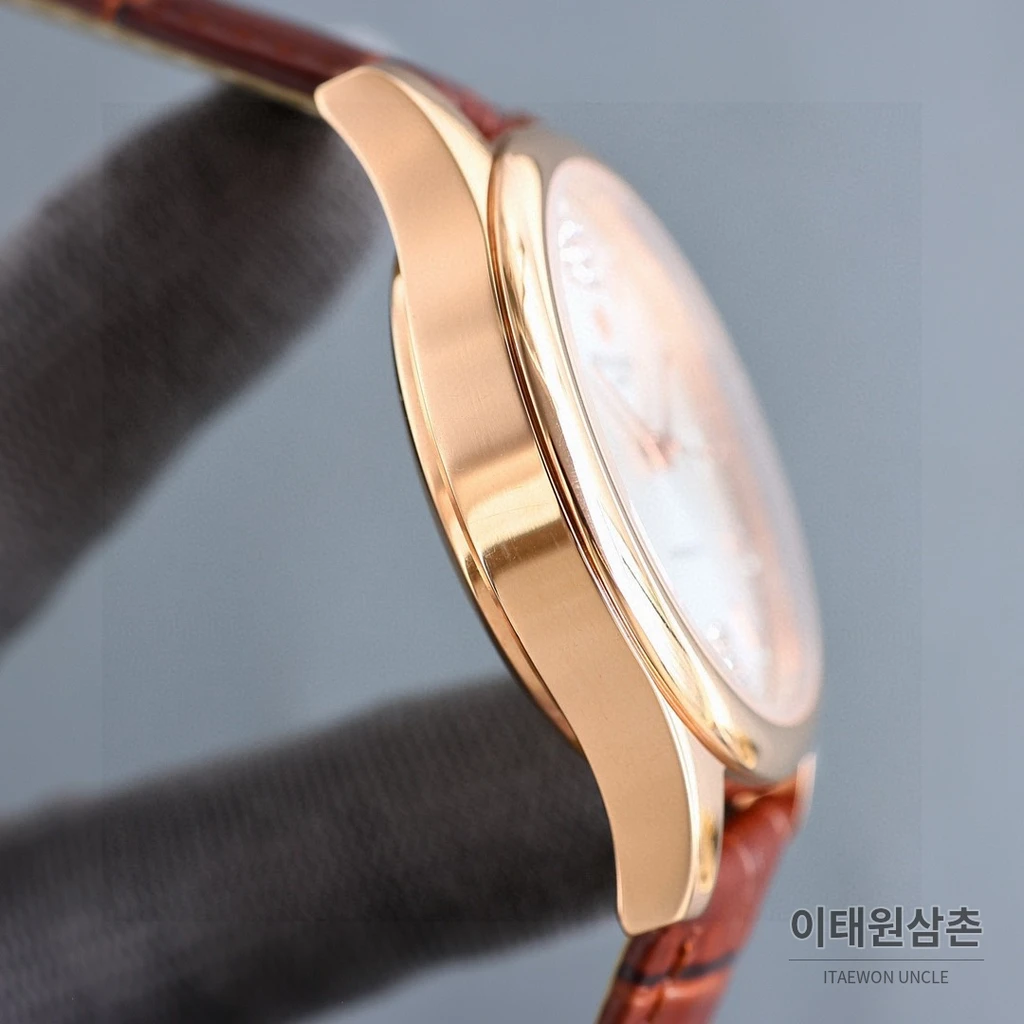 파텍필립 클래식 아라비아 인덱스 오토매틱 실버베젤 블랙 워치 40mm