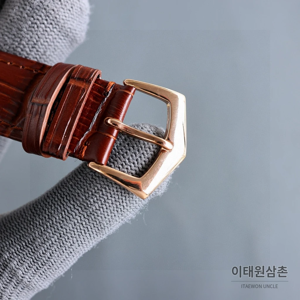 파텍필립 클래식 아라비아 인덱스 오토매틱 실버베젤 블랙 워치 40mm