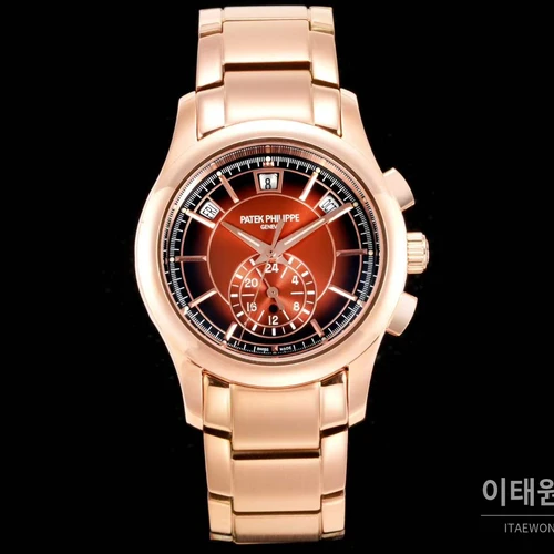 파텍필립 컴플리케이션 18K 로즈 골드 애뉴얼캘린더 버건디다이얼 오토매틱 40mm 파텍필립 컴플리케이션 18K 로즈 골드 애뉴얼캘린더 버건디다이얼 오토매틱 40mm