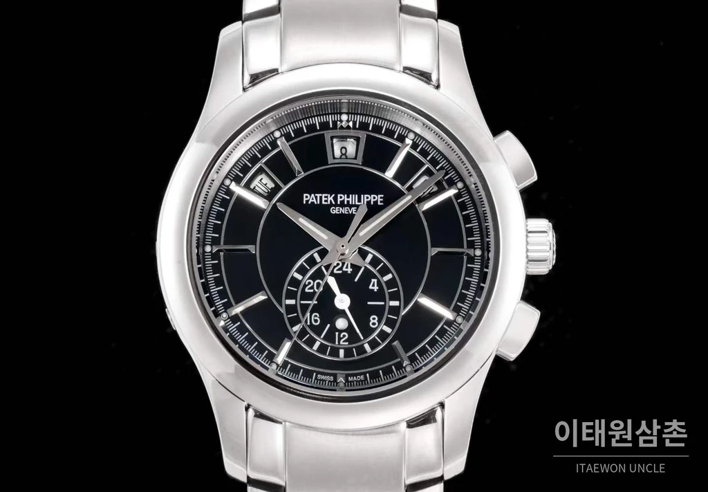 파텍필립 컴플리케이션 18K 화이트 골드 애뉴얼캘린더 블랙다이얼 오토매틱 40mm