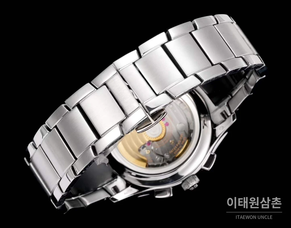 파텍필립 컴플리케이션 18K 화이트 골드 애뉴얼캘린더 블랙다이얼 오토매틱 40mm