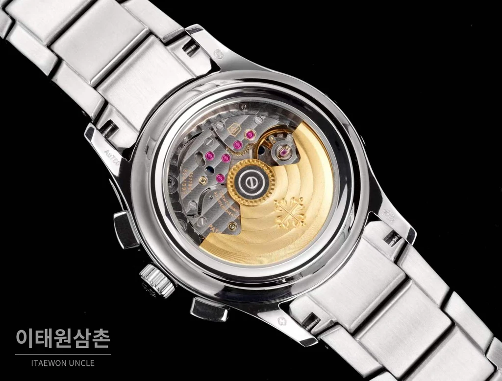 파텍필립 컴플리케이션 18K 화이트 골드 애뉴얼캘린더 코발트다이얼 오토매틱 40mm