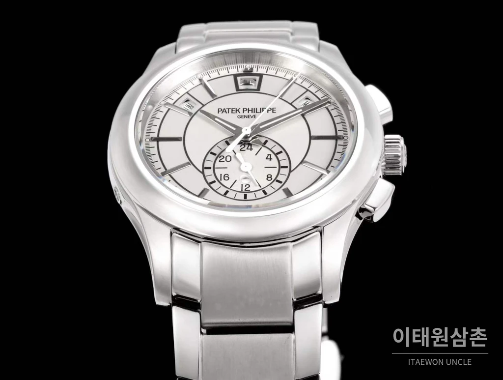 파텍필립 컴플리케이션 18K 화이트 골드 애뉴얼캘린더 화이트다이얼 오토매틱 40mm