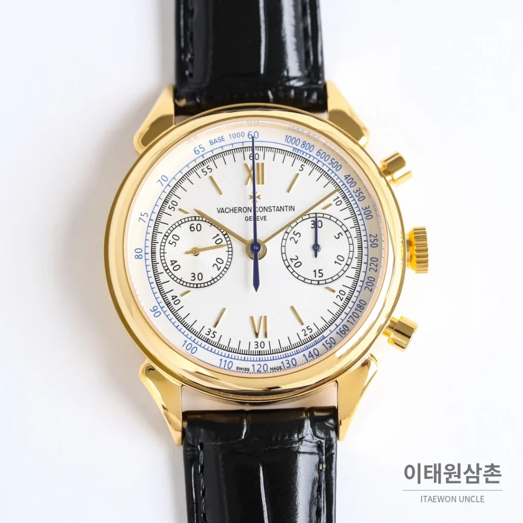 파텍필립 컴플리케이션 애뉴얼 캘린더 문페이즈 오토매틱 39mm 5146/5147 화이트 다이얼 블랙 가죽 스트랩 골드 케이스