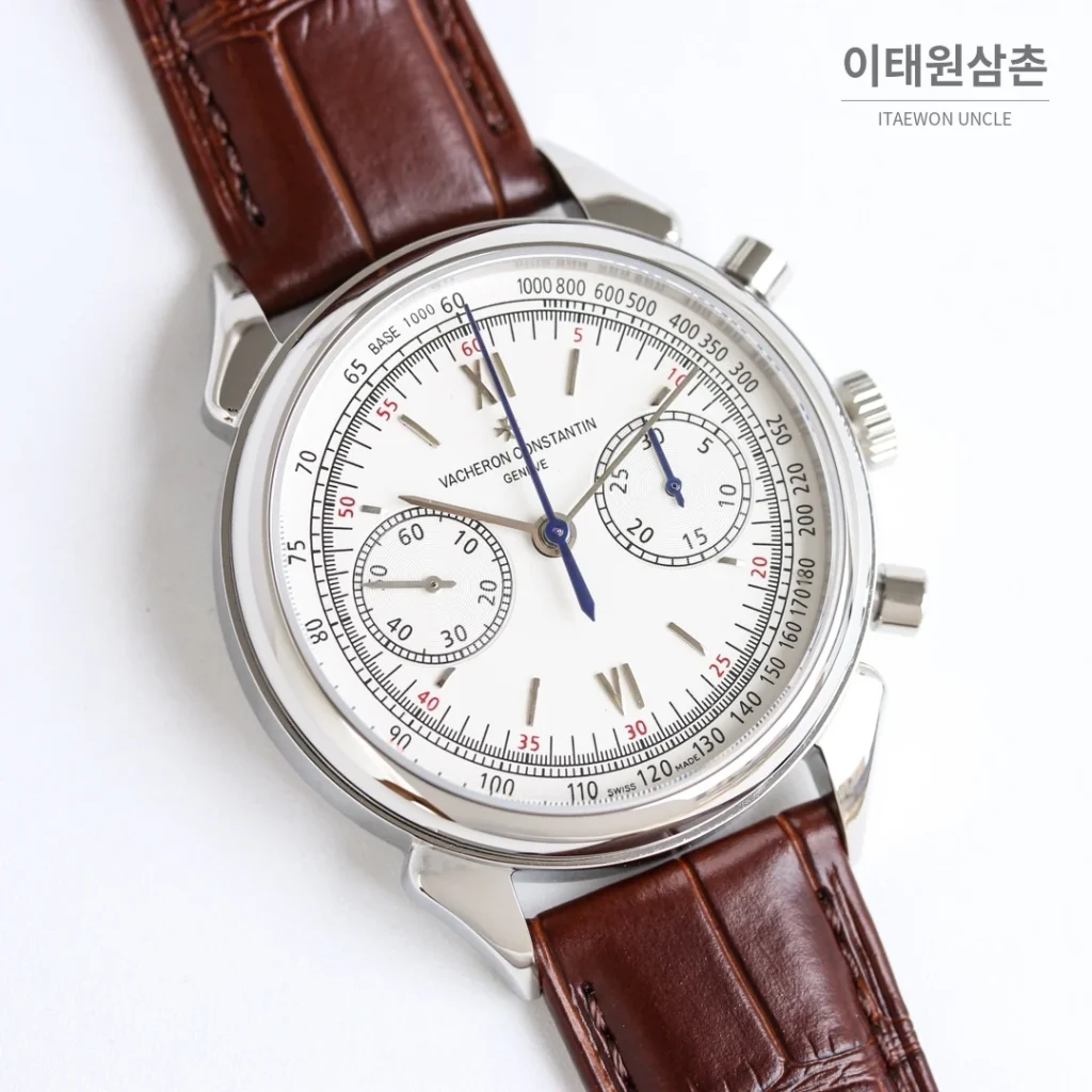 파텍필립 컴플리케이션 애뉴얼 캘린더 문페이즈 오토매틱 39mm 5146/5147 화이트 다이얼 브라운 가죽 스트랩