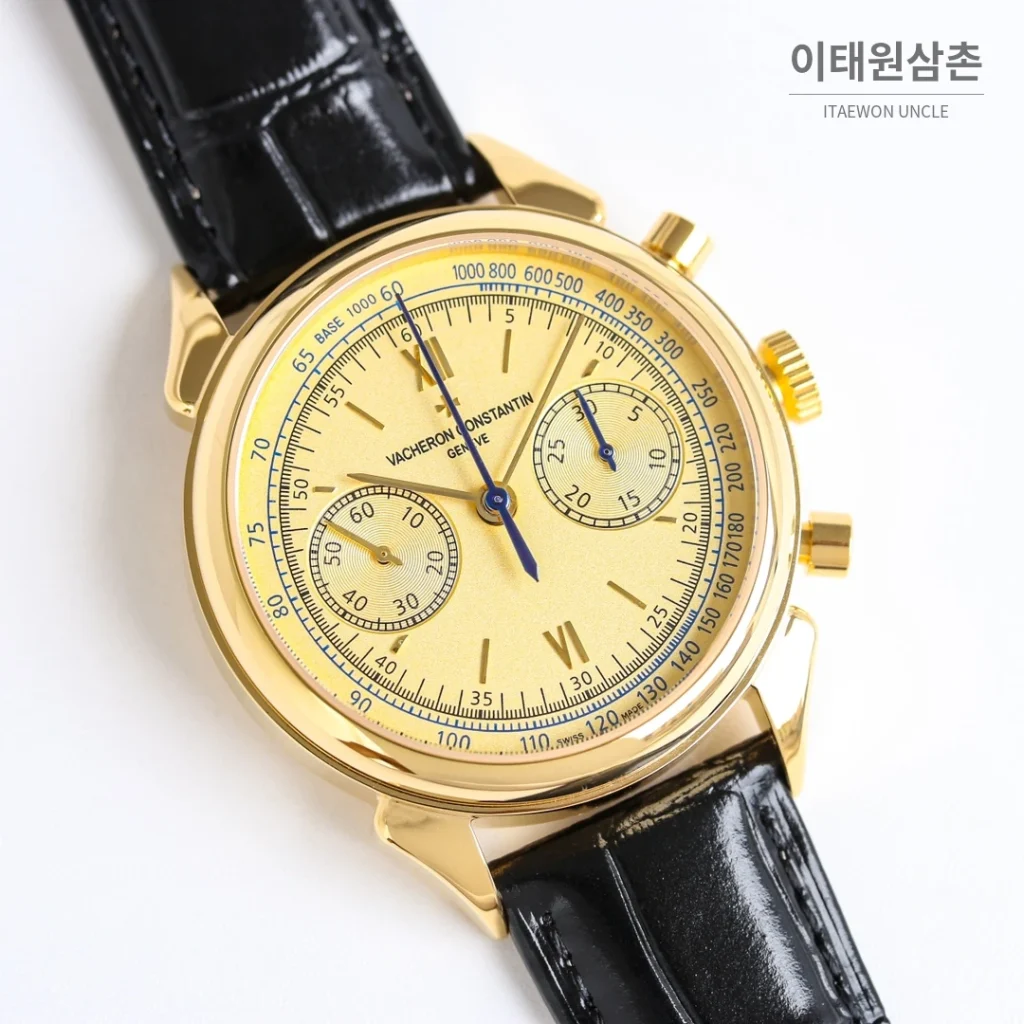 파텍필립 컴플리케이션 애뉴얼 캘린더 문페이즈 오토매틱 39mm 5146/5147 화이트 다이얼 블랙 가죽 스트랩 골드 케이스