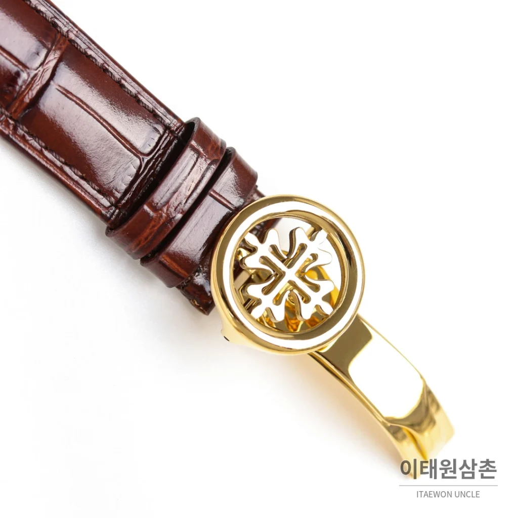 파텍필립 컴플리케이션 애뉴얼 캘린더 문페이즈 오토매틱 39mm 5146/5147 네이비 다이얼 네이비 가죽 스트랩