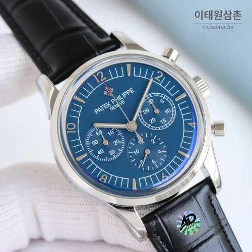 파텍필립 복잡기능 크로노그래프 크로노그래프 오토매틱 41mm 블루 파텍필립 복잡기능 크로노그래프 크로노그래프 오토매틱 41mm 블루