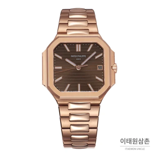파텍필립 큐비터스 스틸 브라운다이얼 오토매틱 40mm