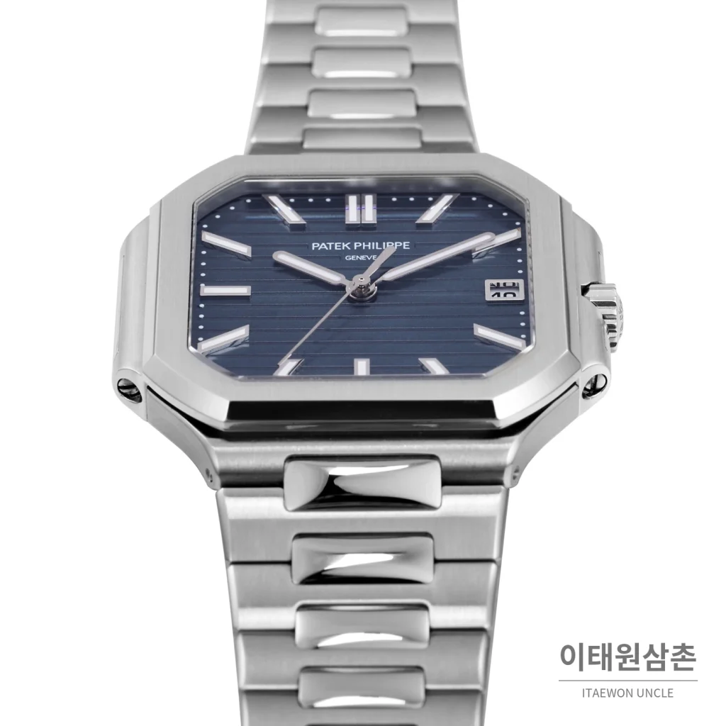 파텍필립 큐비터스 스틸 블루다이얼 오토매틱 40mm