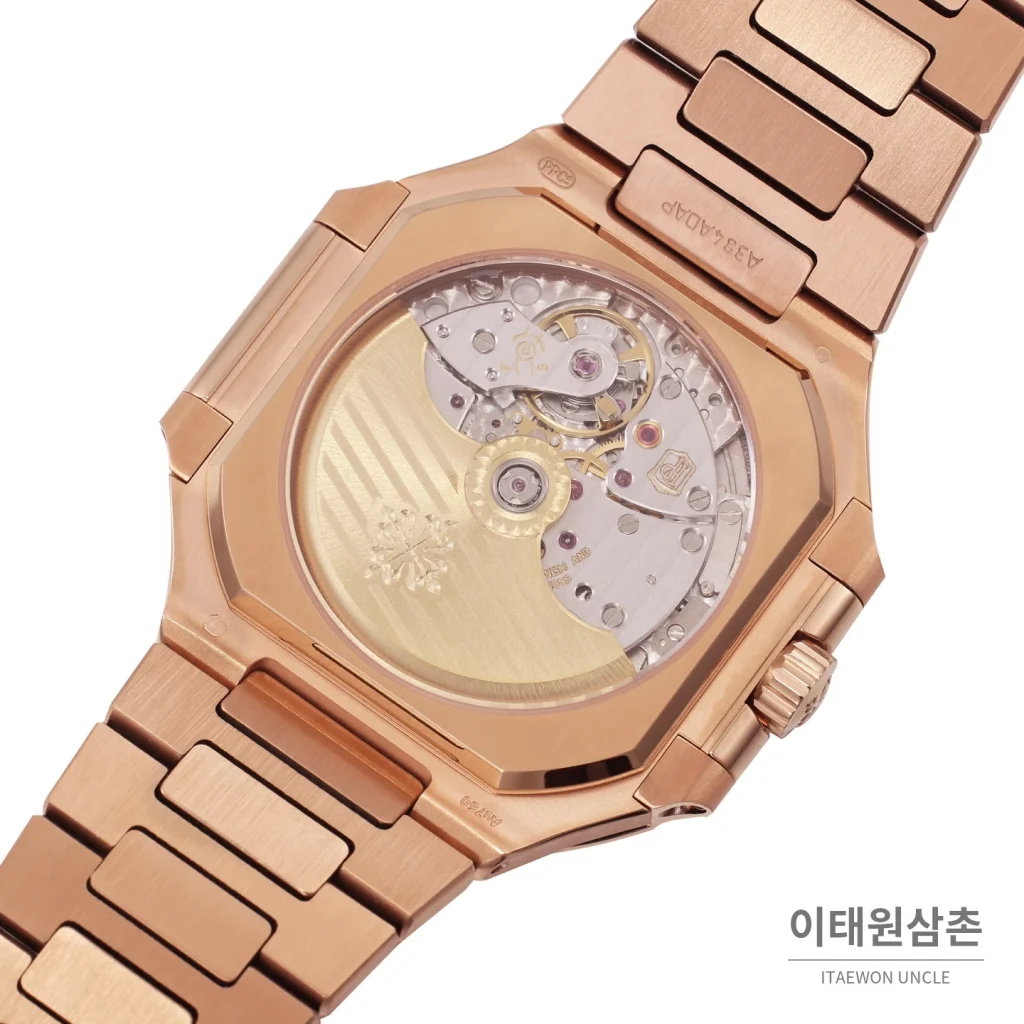 파텍필립 큐비터스 스틸 브라운다이얼 오토매틱 40mm