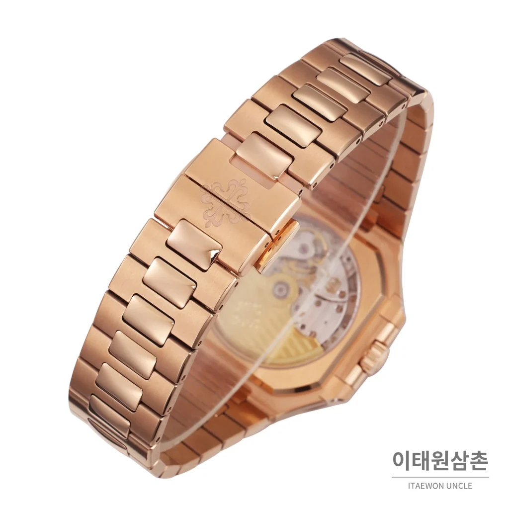 파텍필립 큐비터스 스틸 브라운다이얼 오토매틱 40mm