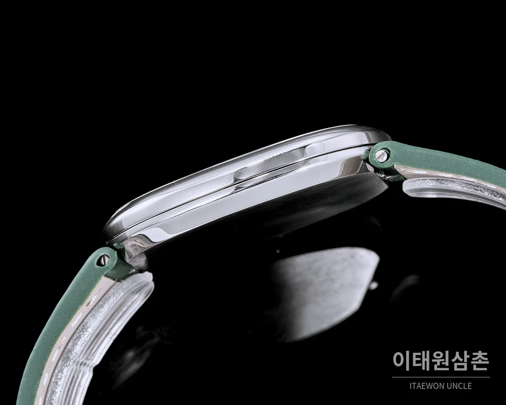 파텍필립 골든 엘립스 카프스킨 밴드 그린다이얼 오토매틱 39.5mm