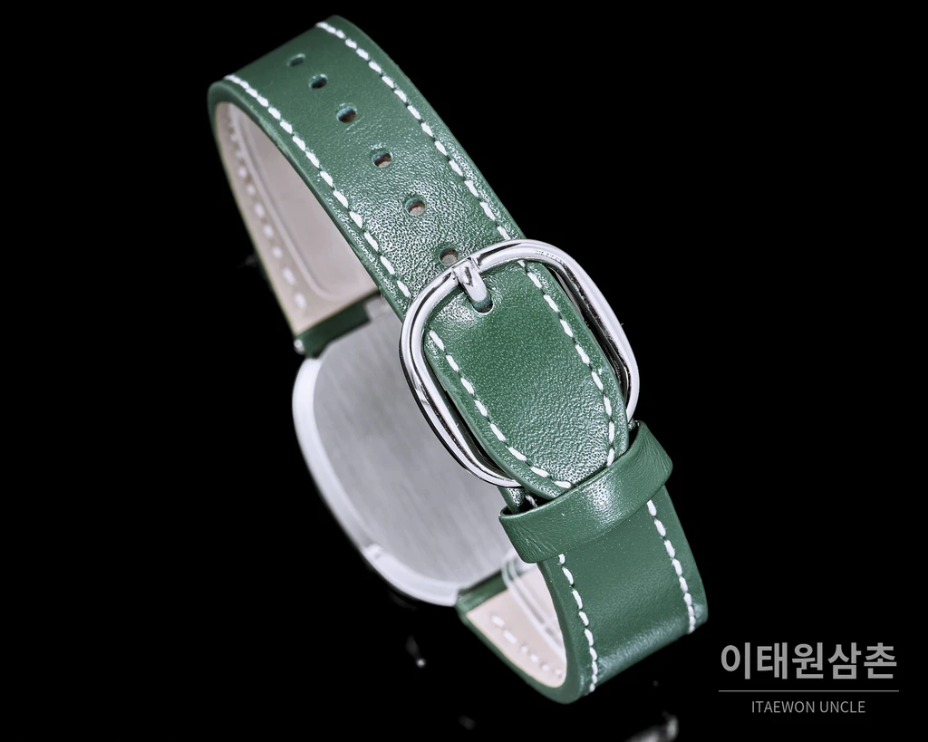 파텍필립 골든 엘립스 카프스킨 밴드 그린다이얼 오토매틱 39.5mm