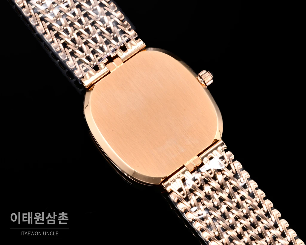 파텍필립 골든 엘립스 체인 브레이슬릿 블랙다이얼 오토매틱 39.5mm
