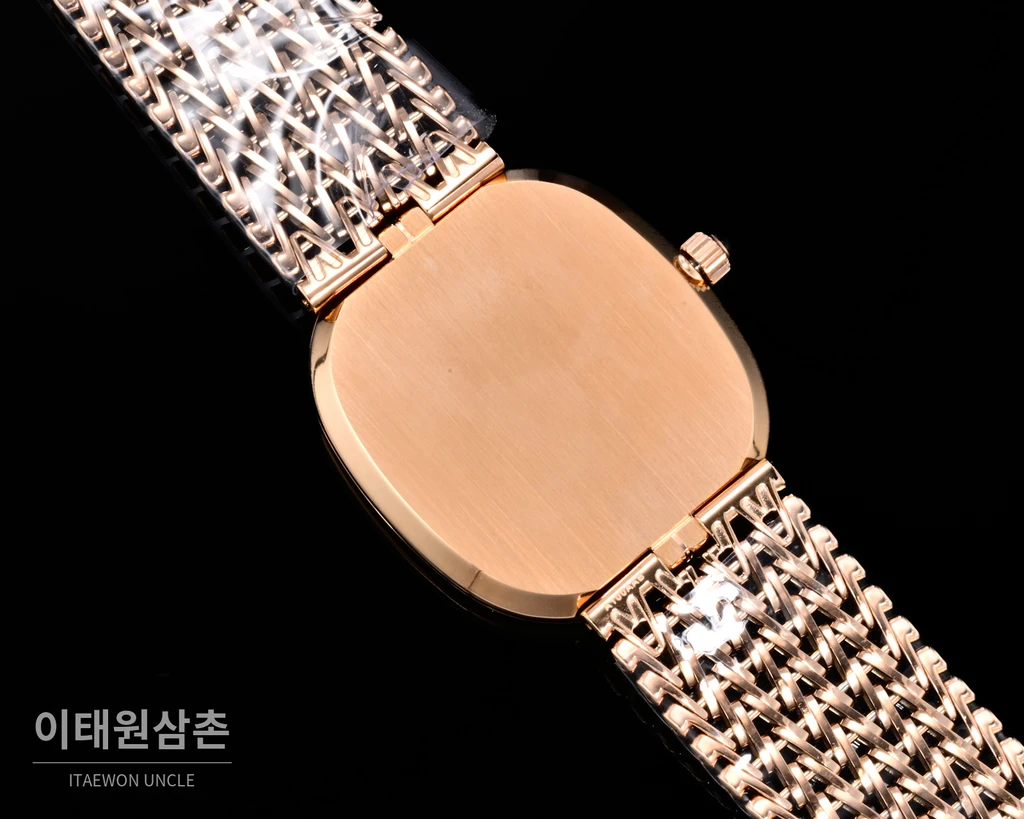 파텍필립 골든 엘립스 로즈골드 톤 베젤 화이트다이얼 오토매틱 39.5mm