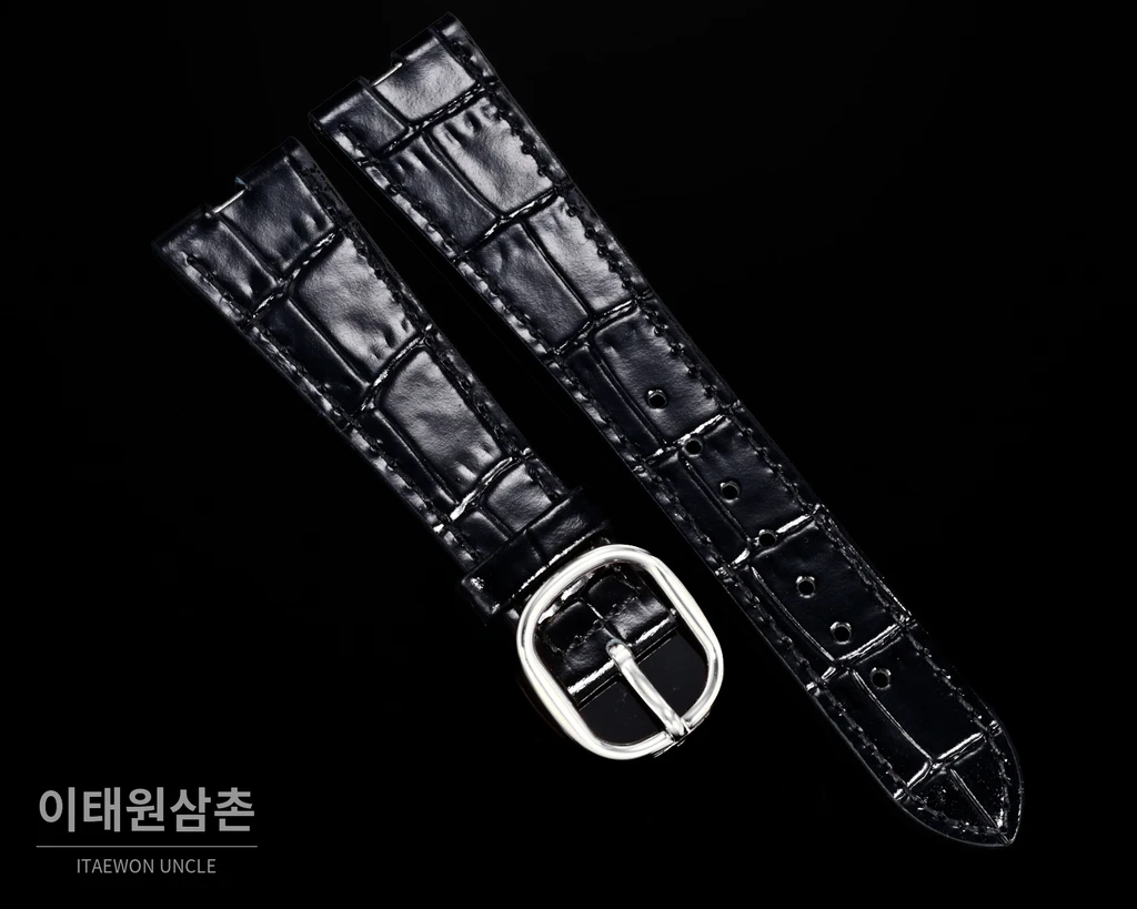 파텍필립 골든 엘립스 실버 톤 베젤 블랙다이얼 오토매틱 39.5mm