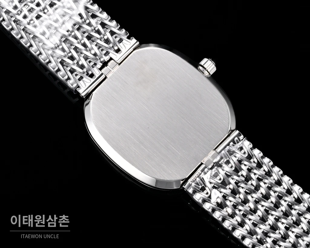파텍필립 골든 엘립스 실버 톤 베젤 블랙다이얼 오토매틱 39.5mm