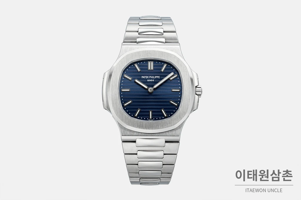 파텍필립 노틸러스 50주년 블루 다이얼 오토매틱 41mm 5810/1G-001