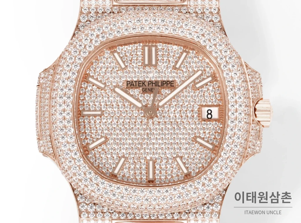 파텍필립 노틸러스 오토매틱 로즈골드 다이얼 로즈골드 브레이슬릿