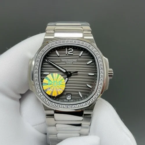 파텍필립 노틸러스 오토매틱 35.2mm 그레이 다이얼 스틸 브레이슬릿