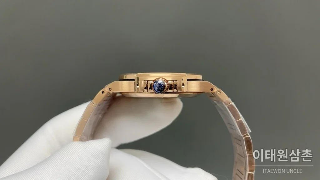 파텍필립 노틸러스 오토매틱 35.2mm 민트 다이얼 로즈골드 브레이슬릿