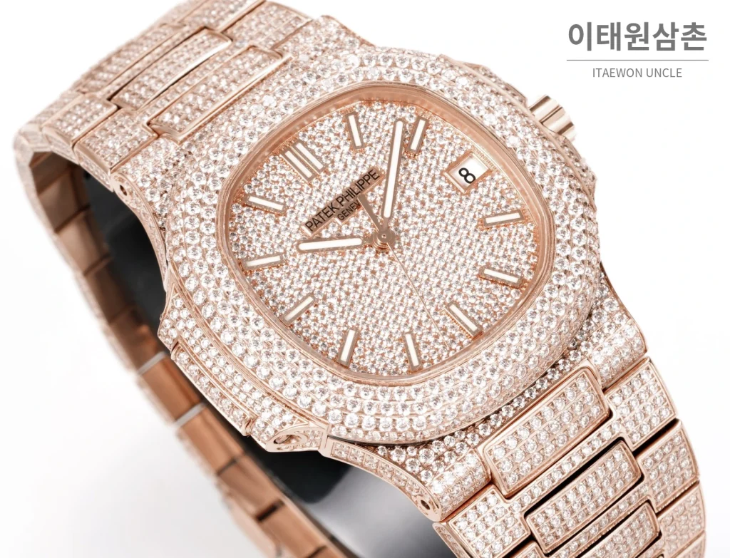 파텍필립 노틸러스 오토매틱 로즈골드 다이얼 로즈골드 브레이슬릿