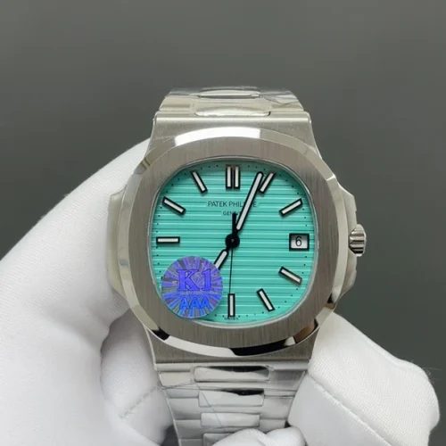 파텍필립 노틸러스 오토매틱 40mm 민트 다이얼 스틸 브레이슬릿