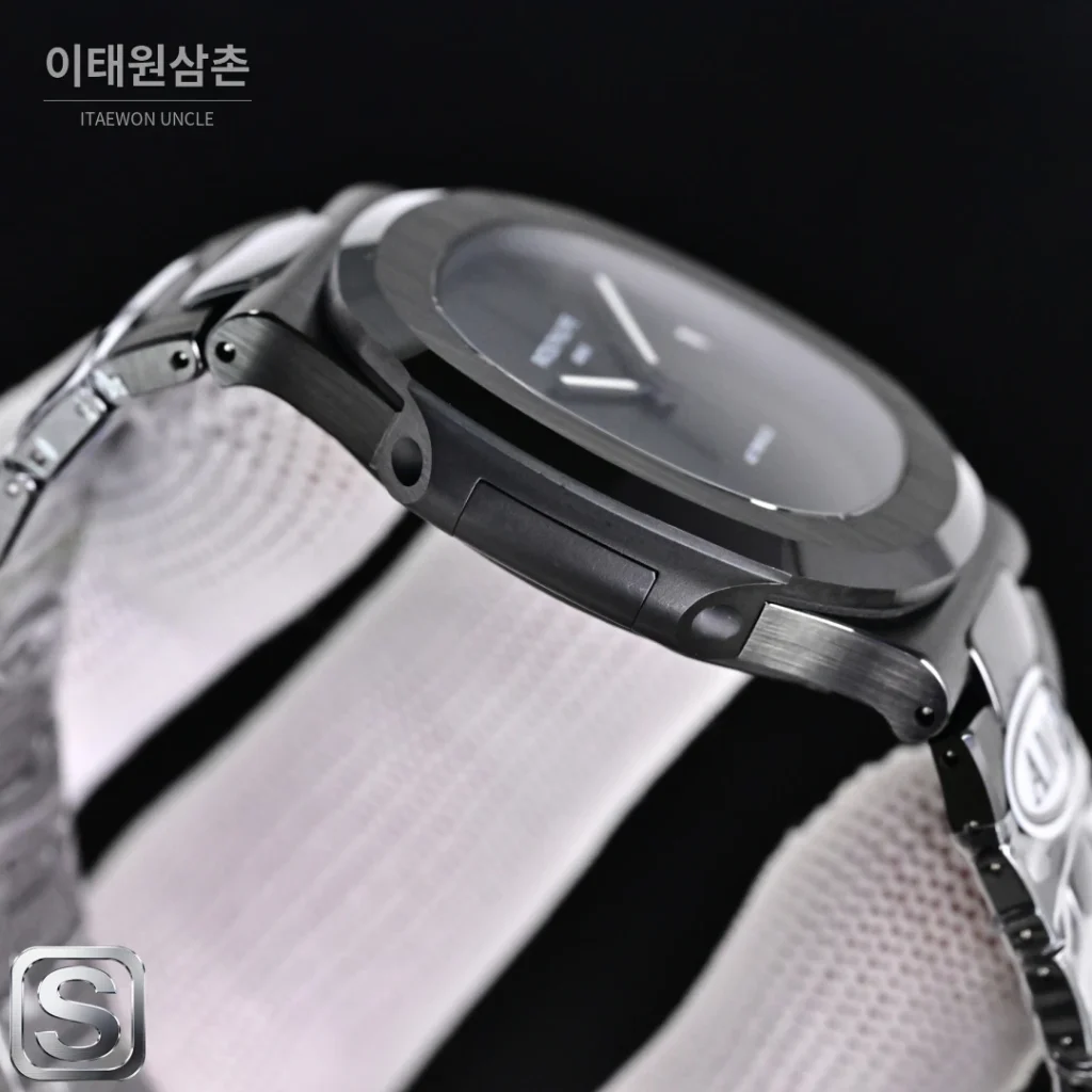 파텍필립 노틸러스 오토매틱 40mm 멀티컬러 다이얼 세라믹 브레이슬릿 블랙 베젤