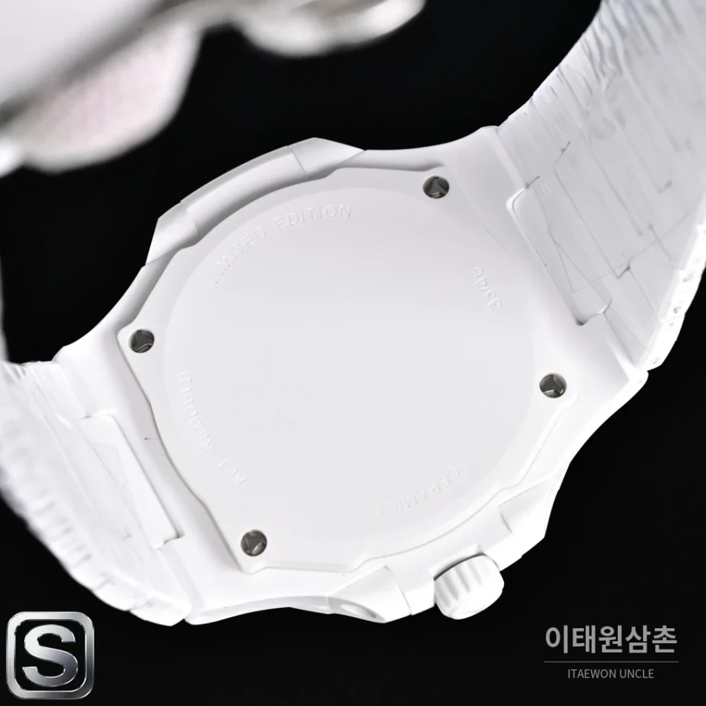 파텍필립 노틸러스 오토매틱 40mm 아이스블루 다이얼 세라믹 브레이슬릿 세라믹 케이스