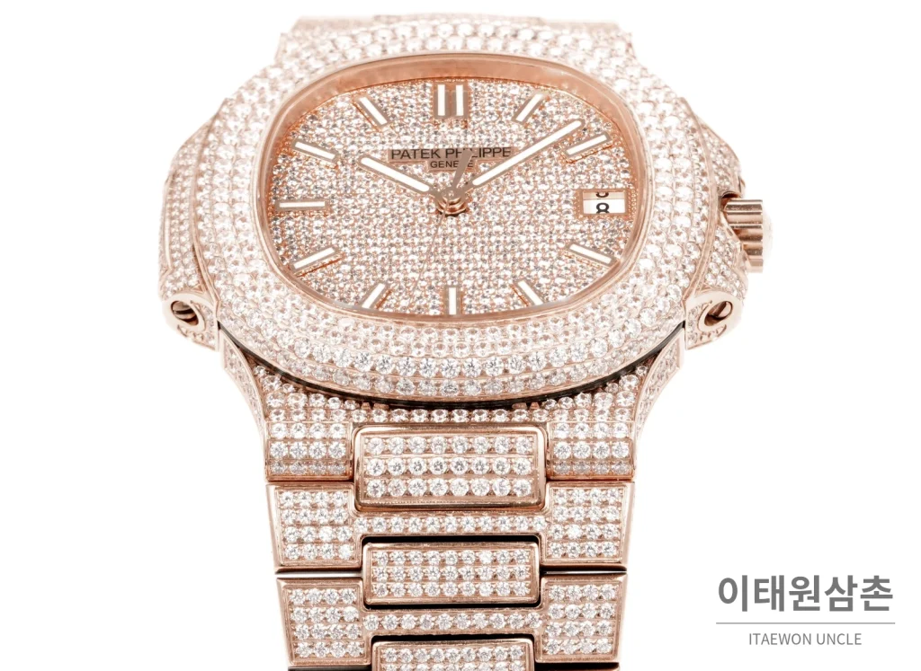 파텍필립 노틸러스 오토매틱 로즈골드 다이얼 로즈골드 브레이슬릿