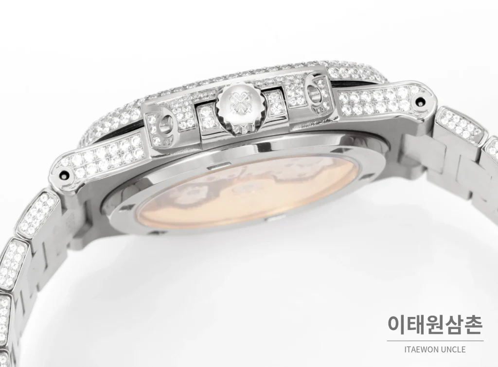 파텍필립 노틸러스 오토매틱 아이스블루 다이얼 스틸 브레이슬릿