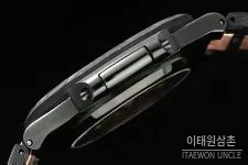 파텍필립 노틸러스 카본파이버 블랙다이얼 오토매틱 40mm 투톤 브레이슬릿