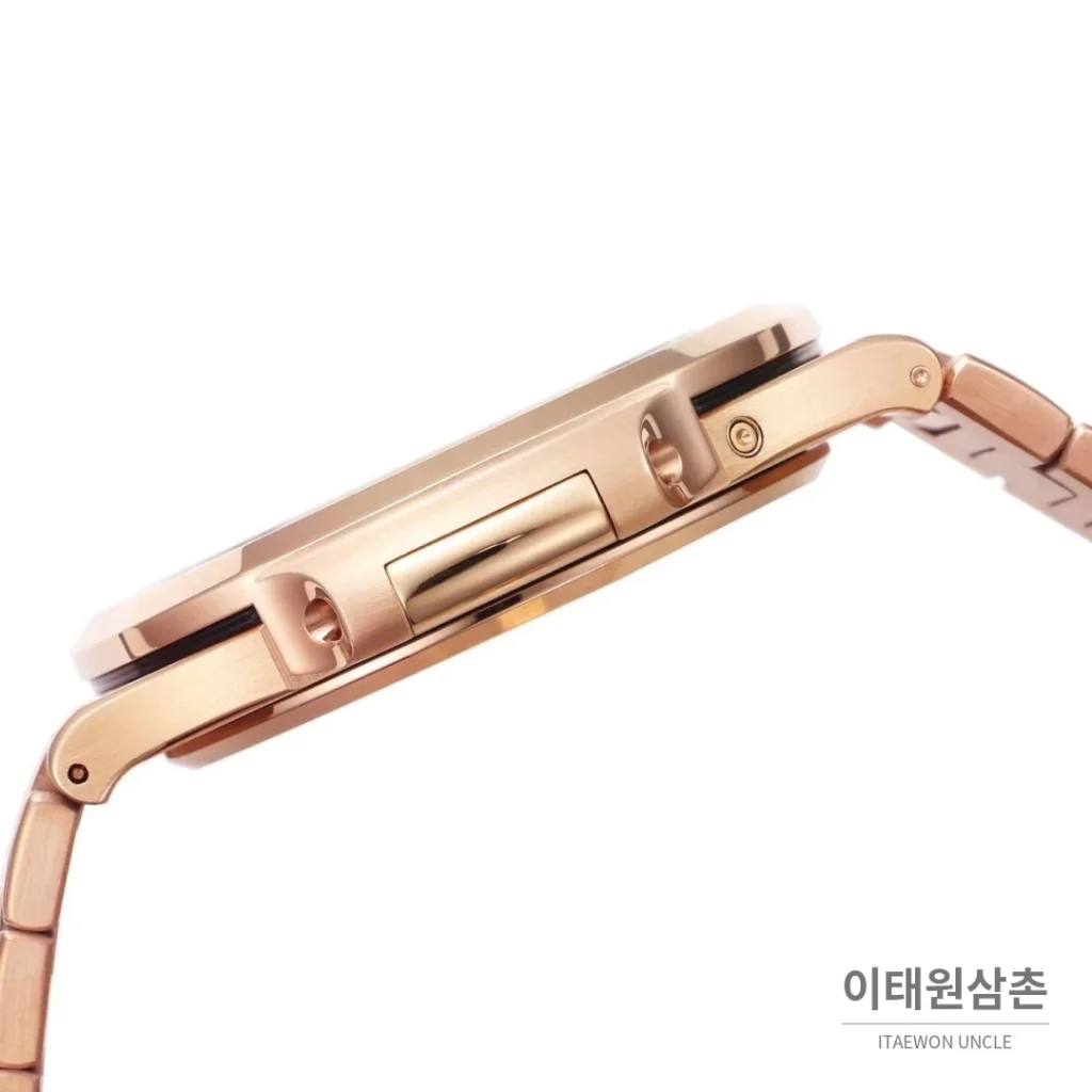 파텍필립 노틸러스 문페이즈 파워리저브 오토매틱 40mm 5712 브라운 다이얼