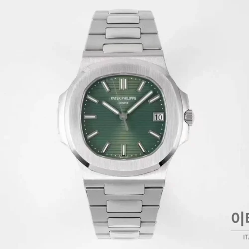 파텍필립 노틸러스 올리브그린 다이얼 스틸 오토매틱 40mm 올리브 그린 (3)