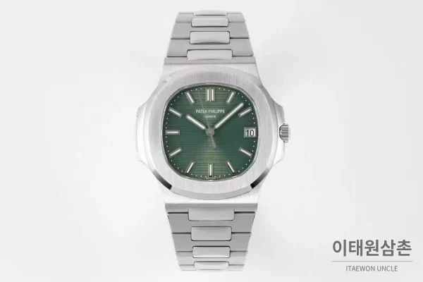 파텍필립 노틸러스 올리브그린 다이얼 스틸 오토매틱 40mm 올리브 그린 (3)