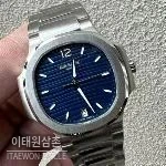 파텍필립 노틸러스 스틸 블루다이얼 오토매틱 35.2mm 7118 스틸 브레이슬릿