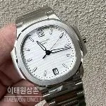 파텍필립 노틸러스 스틸 블루다이얼 오토매틱 35.2mm 7118 스틸 브레이슬릿 (2)