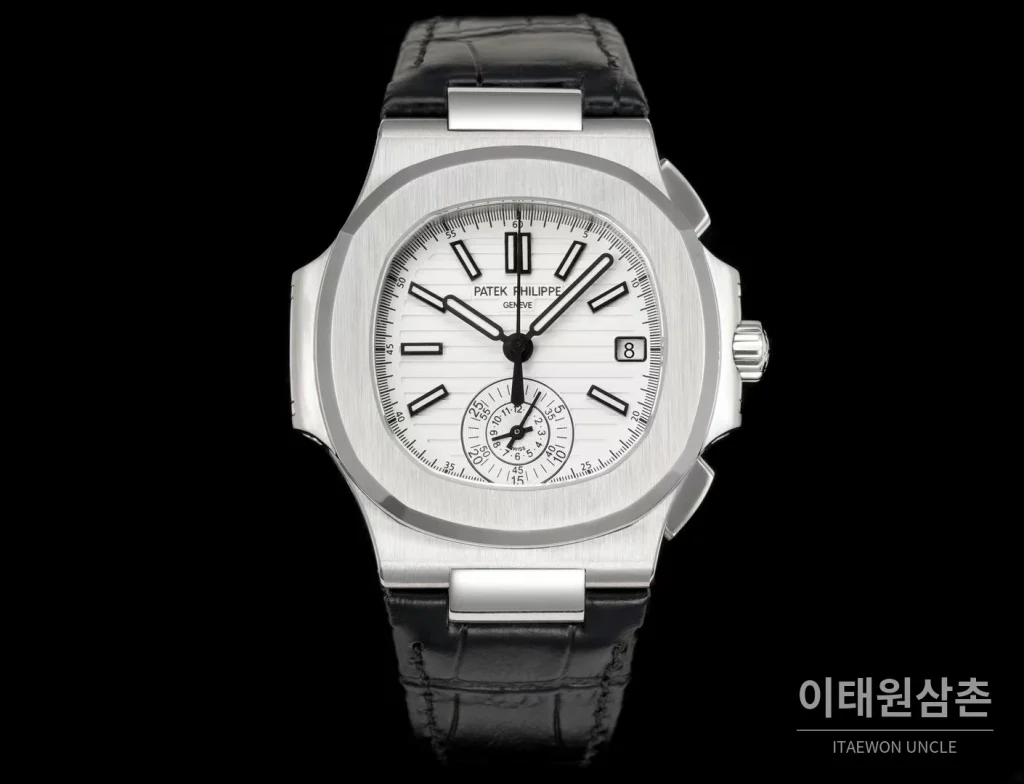 파텍필립 노틸러스 스틸 블루다이얼 크로노그래프 오토매틱 40.5mm 5980